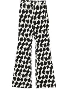 Брюки Бруклин DVF Diane von Furstenberg, белый