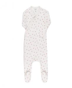 Унисекс хлопковый комбинезон с молнией и резинкой для малышей - Baby Ely's & Co., розовый