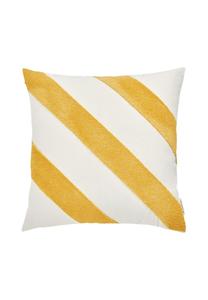 Чехол на подушку ТТ диагональ желтый - 45 x 45 см TOM TAILOR, цвет Gesamt Breite Gelb