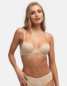 Бюстгальтер Michelle push-up demi beige бежевого цвета Dorina
