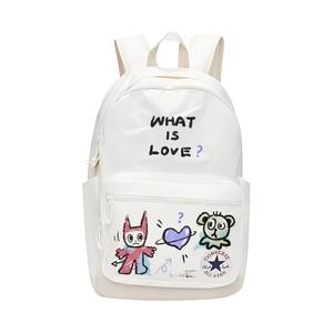 Converse Полиэстеровый рюкзак обычный унисекс белый, Demon Xiao Hong