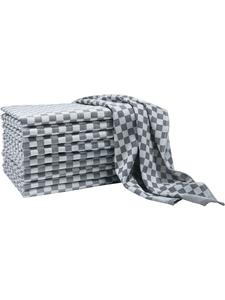 Erwin Müller Набор из 10 хлопковых жаккардовых кухонных полотенец серого цвета