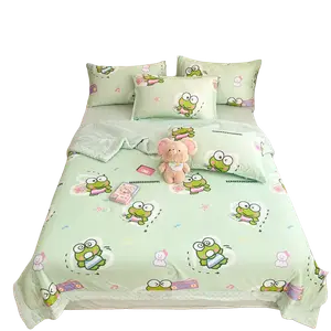 Sanrio Охлаждающее шелковистое летнее одеяло с охлаждающим эффектом, машинная стирка, синтетическое волокно