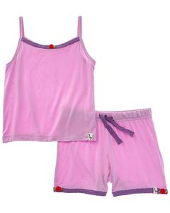 PREPPY GOOSE Комплект пижамы из 2 предметов, фиолетовый