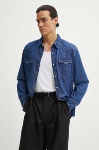 Хлопковая рубашка Levi's, синий