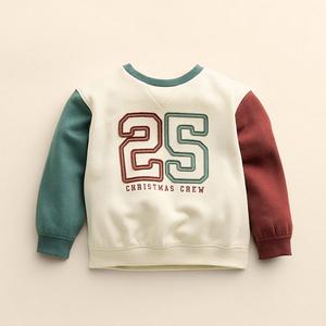 Детский свитшот с круглым вырезом Little Co. By Lauren Conrad, Ivory 25 Crew