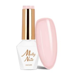 Molly Nails French Manicure Peach Pink HEMA/Di-HEMA Free 8 г № 137 Гибридный лак для ногтей