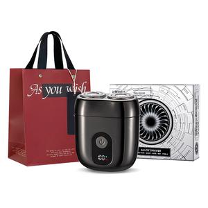 Электрическая бритва M41 Rotary для мужчин с двойным лезвием, полностью моющаяся Muselove, M41 темно-серый[Flagship]