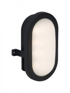 Brilliant Уличный светодиодный настенный и потолочный светильник Tilbury 17x12 см, антрацитово-белый