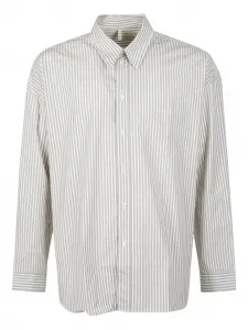 Рубашка из хлопка в полоску Sunflower, белый