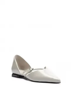 Женские балетки Rue Buckle с острым носом Schutz, серый