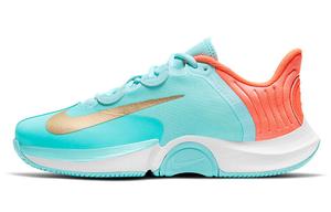 Теннисные кроссовки Air Zoom GP женские с низким верхом, синие/оранжевые Nike