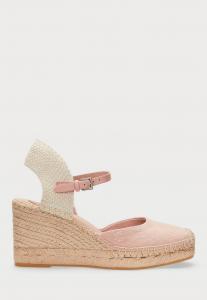 Босоножки на танкетке ROBBY CANVAS & JUTE ESPADRILLE Lauren Ralph Lauren, светло-розовый