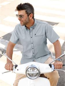 Рубашка с короткими рукавами светло-голубого цвета WITT WEIDEN