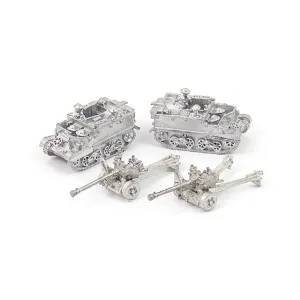 6-фунтовые противотанковые пушки с носителем Т-16, WWII Micro Armour - United Kingdom - Tanks (1:285)