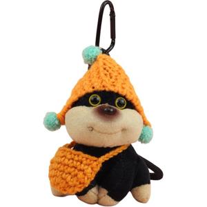 Плюшевый кулон Bee Dog Dolls высотой 11 см ROUERXIONG, оранжевый