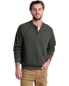 Мужская футболка-поло с длинным рукавом Toad&Co Bitterroot, Olive