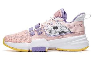 Баскетбольные кроссовки мужские с низким верхом розовые/фиолетовые Anta