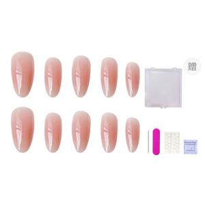 ORANOT Rouge Red съемные универсальные кошачий глаз nude повседневные накладные ногти миндаль укороченные розовые размытые 14мм