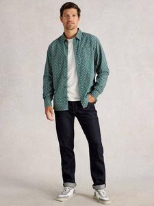 Хлопковая рубашка Finsbury с цветочным принтом White Stuff