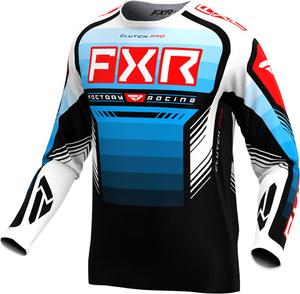 Джерси для мотокросса FXR clutch pro 2024, Black/White/Blue/Red