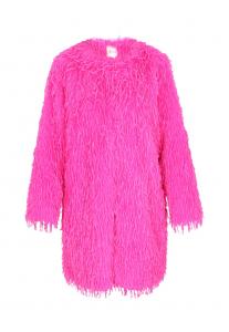 Пальто межсезонное IZIA, неоново-розовый