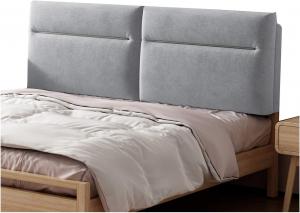 Подушка-подголовник для кровати LIANGJUN, мягкая подушка для чтения, большая двойная подушка для спины, украшение для дома, съемный моющийся чехол, 5 цветов, индивидуальный размер (Цвет: серый, Размер: 180x60x10 см) CHIAPERINI, Gray-A