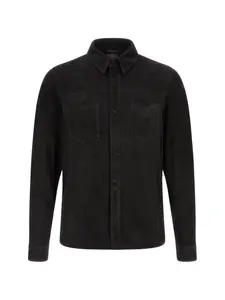 Рубашка-куртка с нагрудным карманом Giorgio Brato, черный