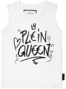 Philipp Plein футболка с кристаллами, белый