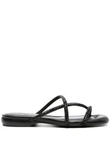Шлепанцы Rubis с кристаллами Ash, черный