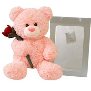 Bitter purchase Милый и игривый плюшевый мишка Rose Bear плюшевая кукла высотой 30 см