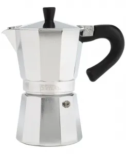 Алюминиевая кофеварка для плиты на 6 чашек (эспрессо) Primula, серебряный