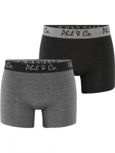 Шорты в стиле ретро, комплект из 2 комплектов джерси Phil & Co. Berlin, черный