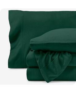 Комплект простыней из флиса Bare Home, зеленый