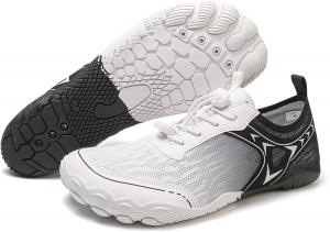 Водные тапочки для женщин, противоскользящие, для походов, босоножки, обувь с широкой носочной частью, спортивная обувь для улицы, бега, йоги, пляжа, воды, плавания и серфинга Baxtayel, белый