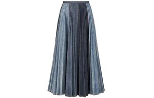 Ежеквартальные новинки Повседневная юбка женская синяя Dior