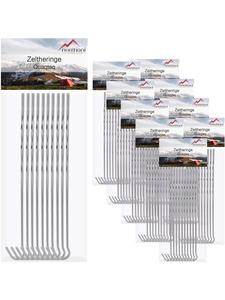 Normani Колышки для палатки Quaqtaq из оцинкованной стали - коррозионностойкие, упаковка 100 штук