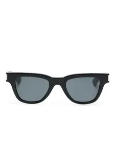 Солнцезащитные очки в квадратной оправе Saint Laurent Eyewear, черный