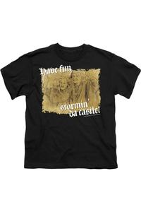 Футболка с коротким рукавом для детей "Принцесса-невеста: Штурм замка" Gildan, черный