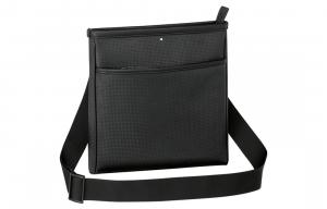 MONTBLANC Кожаная сумка через плечо мужская черная