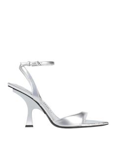 Сандалии The Attico, серебряный