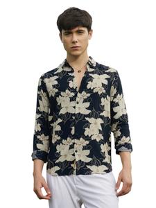 Рубашка на пуговицах классического кроя Campus Sutra Aylin, черный