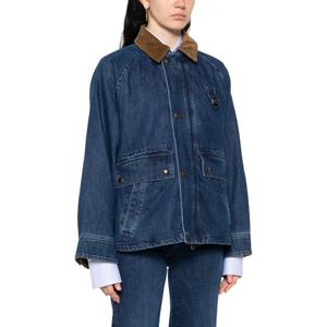 Джинсовая куртка с воротником из вельвета Polo Ralph Lauren, синий