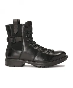 Кожаные мужские ботинки на шнуровке Kazar, черный