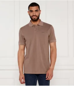 Поло Prime regular fit Boss Orange, коричневый