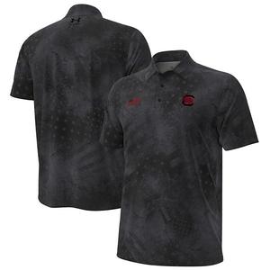 Мужская черная поло South Carolina Gamecocks Freedom Collection Armourfuse Under Armour