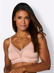 Бюстгальтер без косточек песочного цвета Naturana