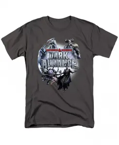 Мужская футболка Dungeons & Dragons Dark Alliance Bosses D&D, серый
