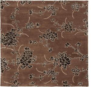 Ковер SAFAVIEH, 183 x 183 см, Soho Collection, Brown, ручной работы из шерсти, идеален для помещений с высокой проходимостью в гостиной, спальне (SOH512A)