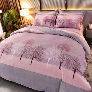 LUOLAI HOME Комплект постельного белья, 4 предмета, простыня, пододеяльник 220x240 см